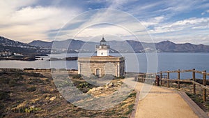 S\'Arenella Lighthouse in Catalonia photo