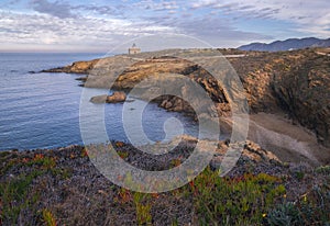 S\'Arenella Lighthouse Panoramic View, Catalonia photo