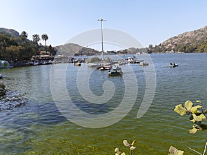 S beautiful view of Nakhi Lake Mount Abu, Rajasthan tourism board