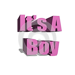 It`s  a boy