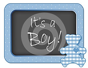 It`s a Boy! Baby Teddy Bear Bulletin Board