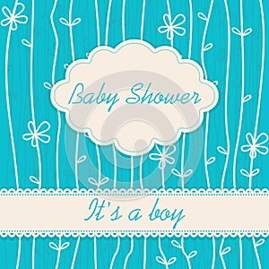 It`s a boy lettering set for invitation and greeting card, prints and posters. Graphic elements for design of baby birthday