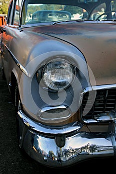 Classic Car Headlight Grill and Front Bumper