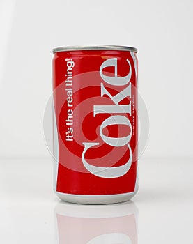 1980s Coke Can - vintage and retro