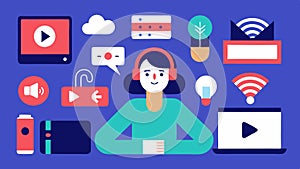These s collectively capture the theme of how streaming services are disrupting traditional forms of media showcasing photo