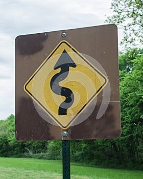 S Curve Sign
