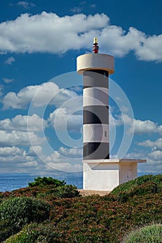 S`Estalella lonely Lighthouse in Mallorca