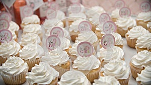 `It`s A Girl` Cupcakes