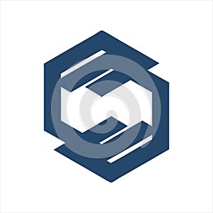 S, GSG, CSG, CSC initials geometric letter company logo photo