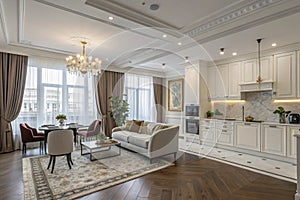 Interiors 90s New Classic and Modern Apartment