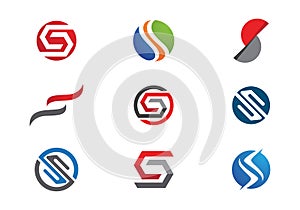 S Letter and S logo