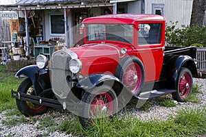 1930's Model A Truck, Antique Store, Fredericksburg Texas