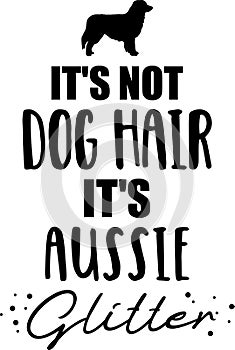 It's not dog hair, it's Aussie glitter