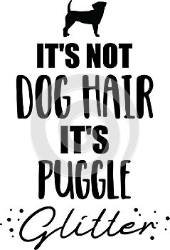 It`s not dog hair, it`s Puggle glitter