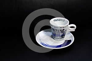 It`s not the espresso cup, it`s the coffee art