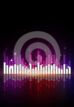 80s Party Music Equalizer