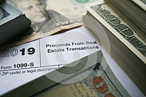 1099-S Proceeds From Real Estate Transactions Tax Form photo