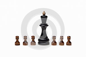 It's the retinue that makes the king