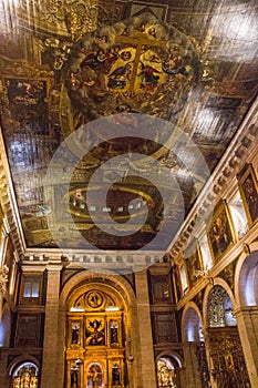 S. Roque Church, Lisbon, Portugal - ceilling and main altar