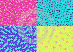 80s 90s Abstract Backgrounds photo