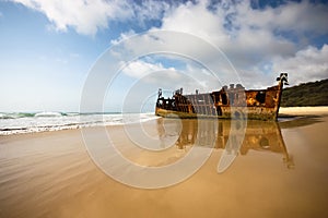 S.S. Maheno, Fraser Island photo