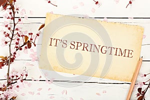 It`s springtime