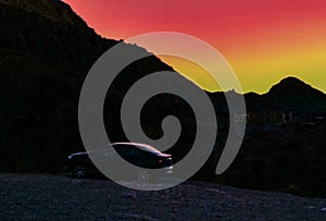 80s style composition