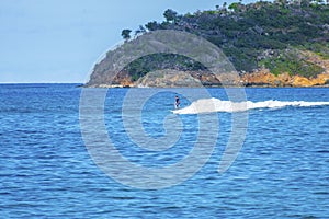 S Thomas United States Virgin Islands, Royalty free Ocean sports background, Surfboarding