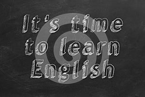 It`s time to learn english