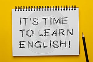 It`s Time To Learn English photo