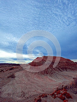 Red rocks. Comodoro Rivadavia, Chubut. photo