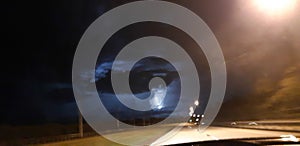 S unset after a storm