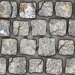 S100 Seamless texture - cobblestone pavers