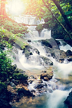 Sa Nang Manora cascade waterfall, Phang Nga, Thailand