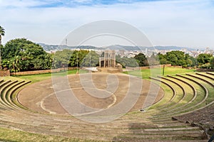 SA Police Officers` Memorial in Union Buildings Park, Pretoria, South Africa