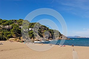 Sa Riera Beach in Begur, Costa Brava, Girona province, Catalonia