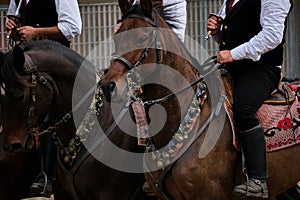 Sa Sortilla, equestrian festival in Iglesias, Sardinia, Italy