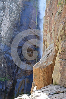 sa spendula waterfalls, Villacidro, Sardinia. photo