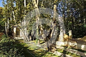 Saadabad park in Tehran city, Iran