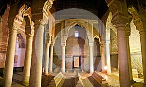 The Saadian tombs in Marrakesh