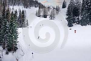 Saalbach Hinterglemm, Austria ski slope photo