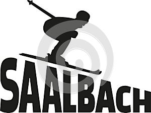 Saalbach skiing icon photo