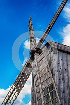 Saarema Island, Estonia: Angla windmill in Leisi Parish photo