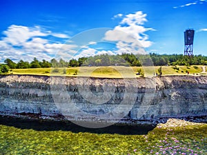 Saarema Island, Estonia: Panga or Mustjala cliff photo
