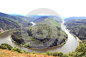 Saarschleife river saar