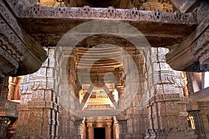 Saas-Bahu Temple Interior