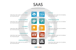 SaaS Infographic 10 option concept