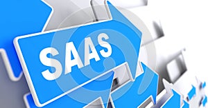 SAAS. Information Technology Concept.