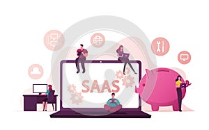 Saas Software as a Service Cloud Application Access Internet Subscription Basis Centrally Hosted on-demand Software