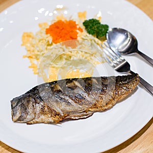 Saba fish grilled